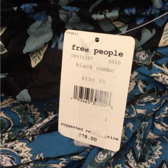 🆕FREE PEOPLE BABYDOLL HAWAIIAN COMBO TOP(Sz. XS) - Picture 12 of 13